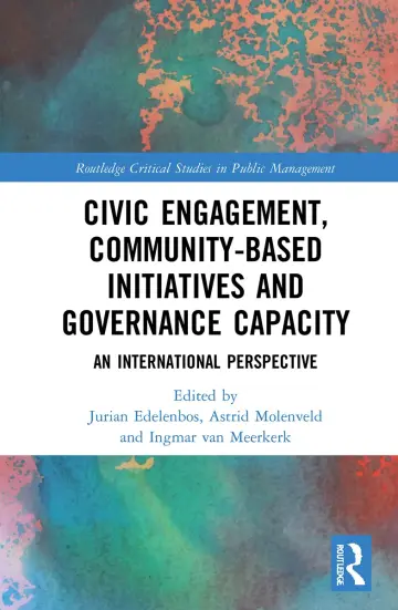 Cover of Civic Engagement, Community-Based Initiatives and Governance Capacity