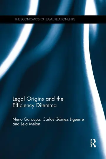 Cover of Legal Origins and the Efficiency Dilemma