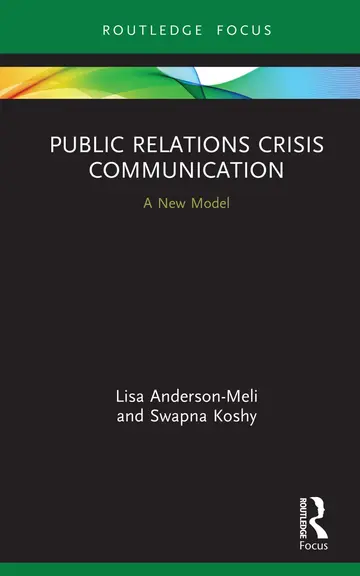 Cover of Public Relations Crisis Communication