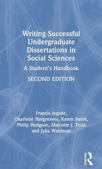 Cover of Writing Successful Undergraduate Dissertations in Social Sciences