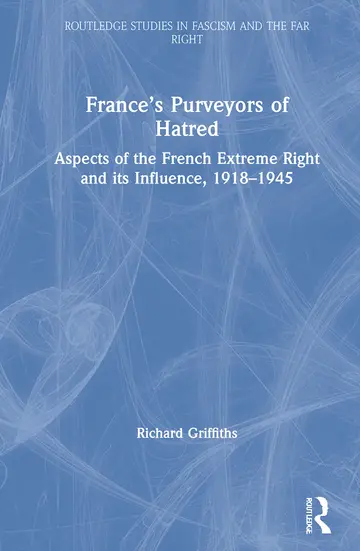 Cover of France’s Purveyors of Hatred