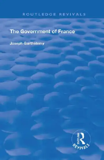 Cover of The Government of France