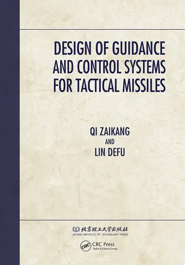 Cover of Design of Guidance and Control Systems for Tactical Missiles
