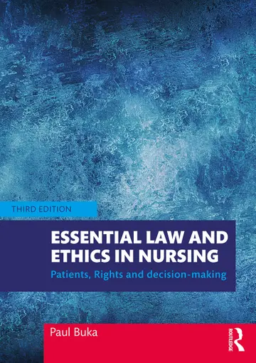 Cover of Essential Law and Ethics in Nursing