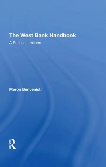 Cover of The West Bank Handbook