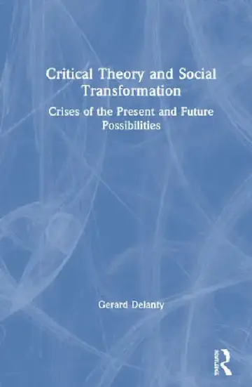 Cover of Critical Theory and Social Transformation