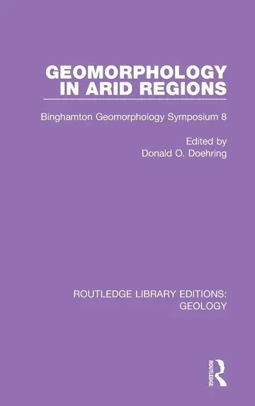 Cover of Geomorphology in Arid Regions