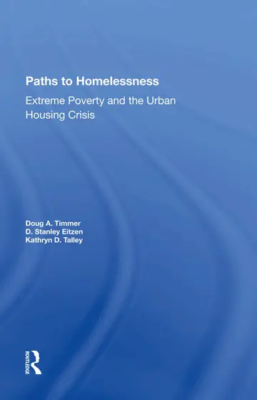 Cover of Paths to Homelessness