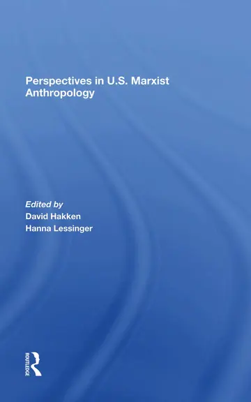 Cover of Perspectives in U.s. Marxist Anthropology