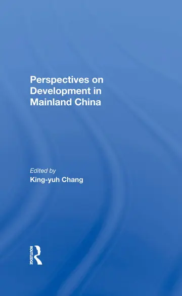 Cover of Perspectives on Development in Mainland China