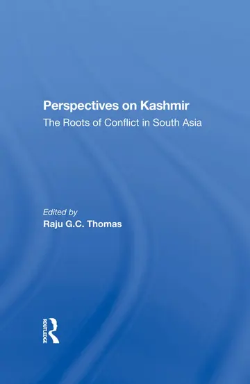 Cover of Perspectives on Kashmir