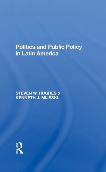 Cover of Politics and Public Policy in Latin America