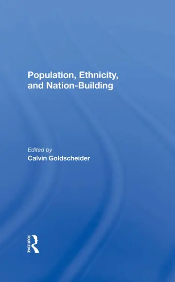 Cover of Population, Ethnicity, and Nation-building