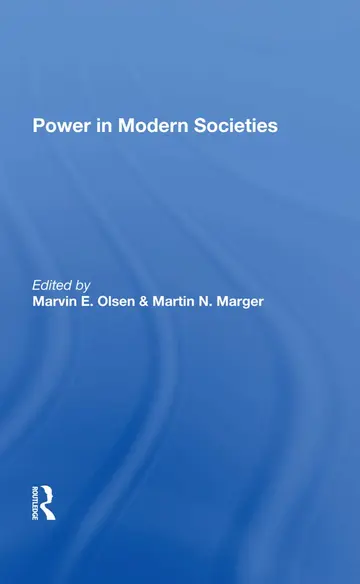Cover of Power in Modern Societies