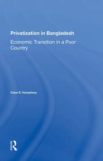 Cover of Privatization in Bangladesh
