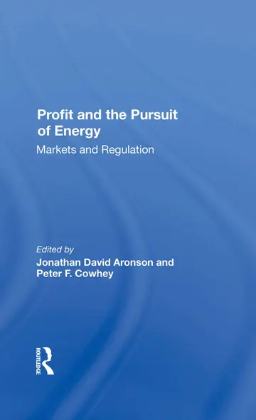 Cover of Profit and the Pursuit of Energy