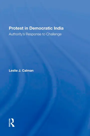 Cover of Protest in Democratic India