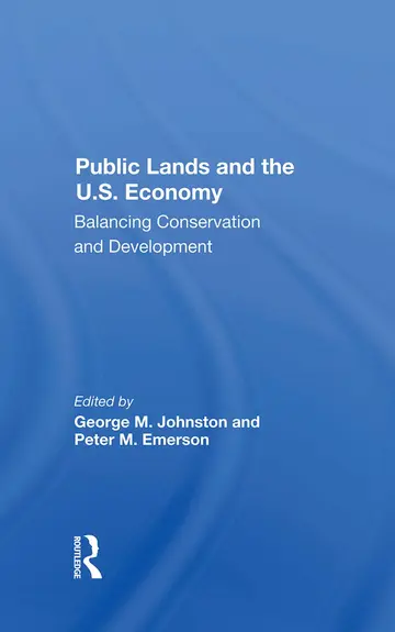 Cover of Public Lands and the U.s. Economy