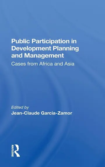 Cover of Public Participation in Development Planning and Management