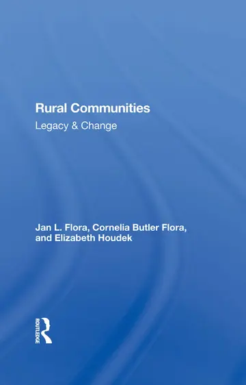 Cover of Rural Communities