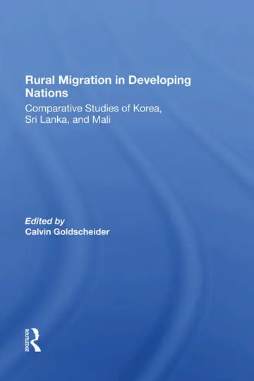 Cover of Rural Migration in Developing Nations