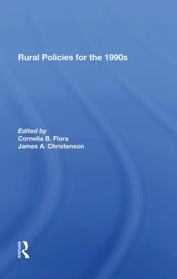 Cover of Rural Policies for the 1990s