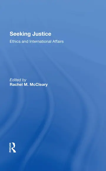 Cover of Seeking Justice