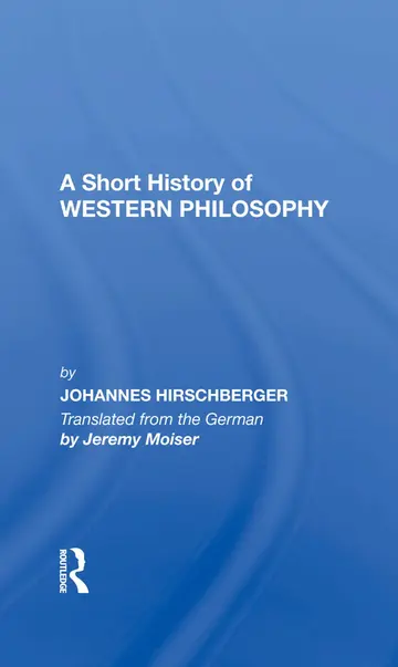 Cover of Short History W Philosoph