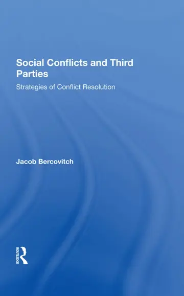Cover of Social Conflicts and Third Parties