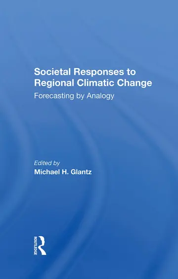 Cover of Societal Responses to Regional Climatic Change