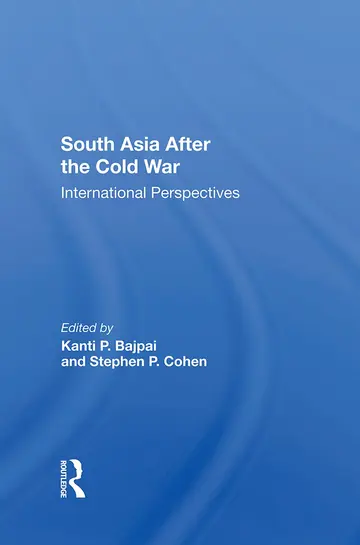 Cover of South Asia After the Cold War