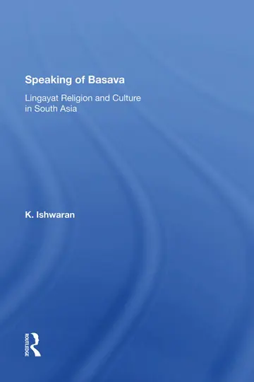Cover of Speaking of Basava