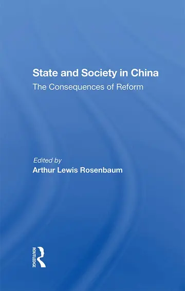 Cover of State and Society in China