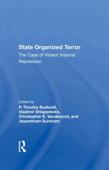 Cover of State Organized Terror