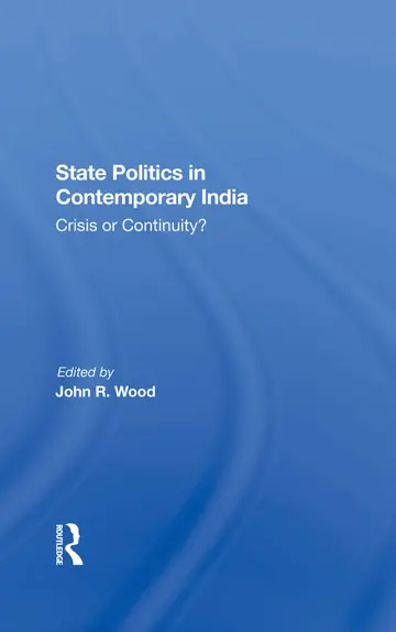 Cover of State Politics in Contemporary India
