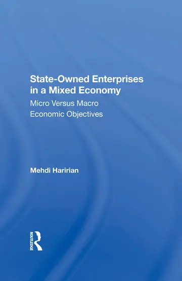Cover of State-owned Enterprises in A Mixed Economy
