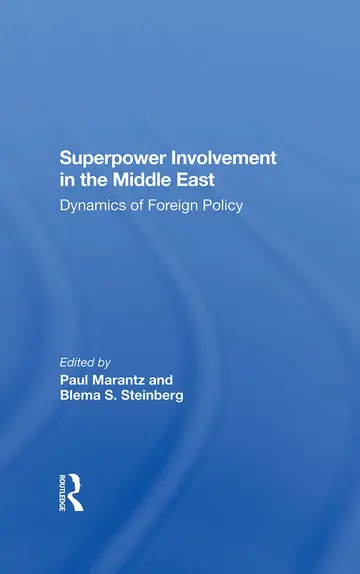 Cover of Superpower Involvement in the Middle East