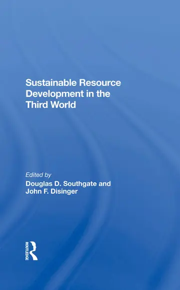 Cover of Sustainable Resource Development in the Third World