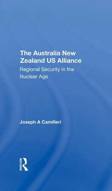 Cover of The Australianew Zealandu.s. Alliance