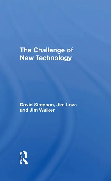 Cover of The Challenge of New Technology