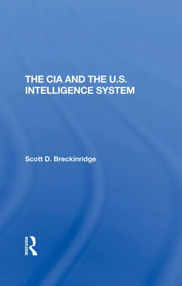 Cover of The Cia and the U.s. Intelligence System
