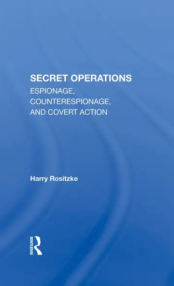 Cover of The Cia's Secret Operations
