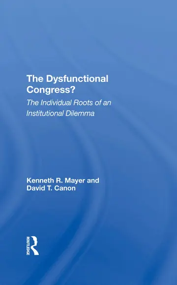Cover of The Dysfunctional Congress?