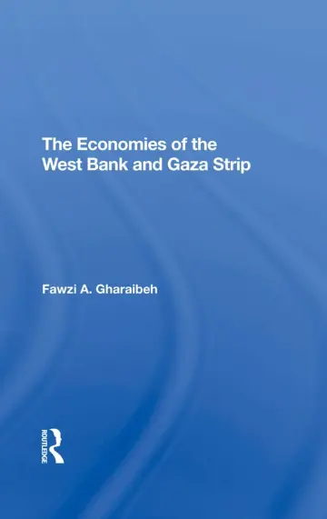 Cover of The Economies of the West Bank and Gaza Strip