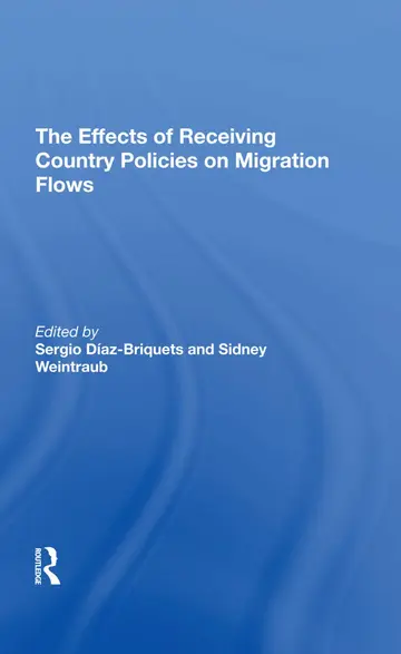Cover of The Effects of Receiving Country Policies on Migration Flows