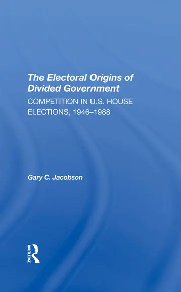 Cover of The Electoral Origins of Divided Government