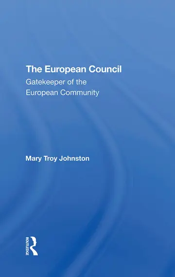 Cover of The European Council