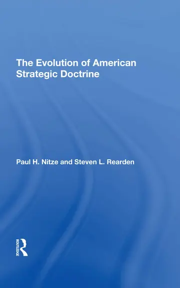 Cover of The Evolution of American Strategic Doctrine