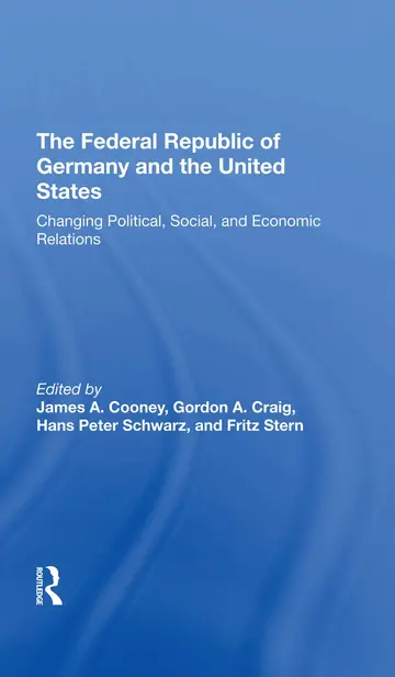 Cover of The Federal Republic of Germany and the United States