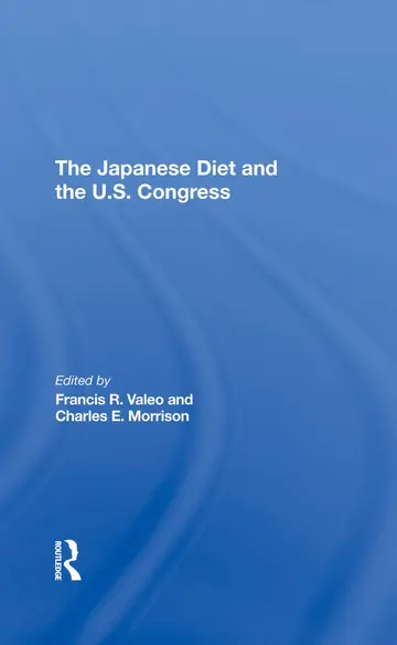 Cover of The Japanese Diet and the U.s. Congress